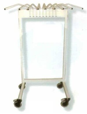 Percha Rodable Para 6 9 y 12 Delantales