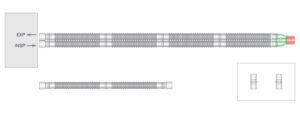 Circuito Respiratoria Circular Flextube #1031